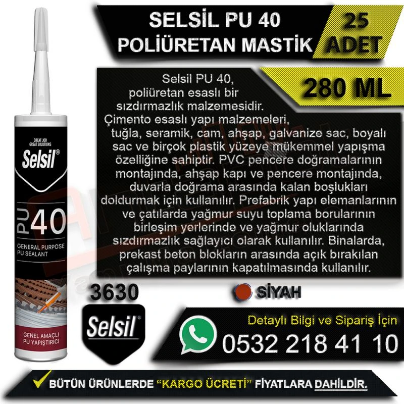 SİLİKON VE MASTİK Çeşitleri
